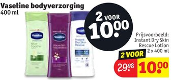 Kruidvat Vaseline bodyverzorging 400 ml aanbieding