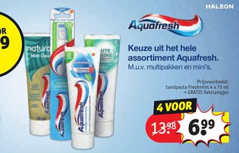 Kruidvat Keuze uit het hele assortiment Aquafresh aanbieding
