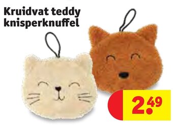 Kruidvat Kruidvat teddy knisperknuffel aanbieding