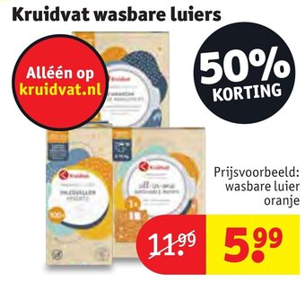 Kruidvat Kruidvat wasbare luiers aanbieding