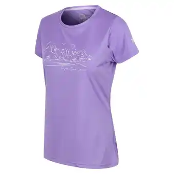 Decathlon Fingal vi fitness-t-shirt voor dames - paars aanbieding