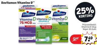 Kruidvat Davitamon Vitamine D aanbieding