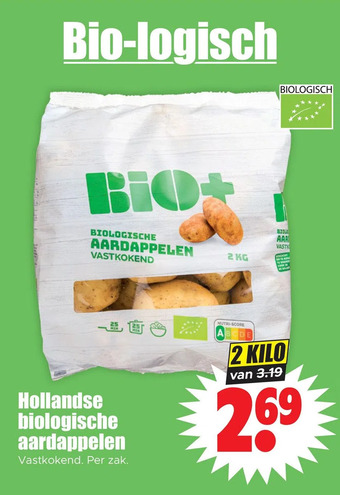 Dirk Hollandse biologische aardappelen aanbieding