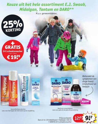 Kruidvat Daro 2-in-1 Kriebelhoest + Keelpijn 150 ml aanbieding