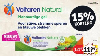 Kruidvat Voltaren Natural Plantaardige gel aanbieding