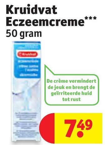 Kruidvat Kruidvat Eczeemcreme 50 gram aanbieding