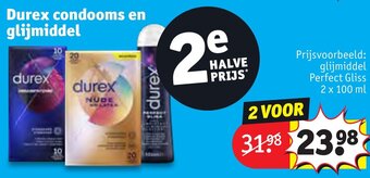 Kruidvat Durex condooms en glijmiddel aanbieding
