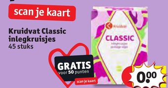 Kruidvat Kruidvat Classic inlegkruisjes 45 stuks aanbieding