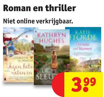 Kruidvat Roman en thriller aanbieding
