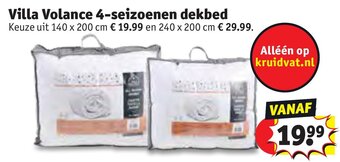 Kruidvat Villa Volance 4-seizoenen dekbed aanbieding