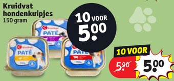 Kruidvat Kruidvat hondenkuipjes 150 gram aanbieding