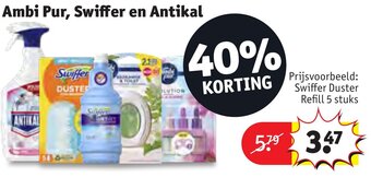 Kruidvat Ambi Pur, Swiffer en Antikal aanbieding