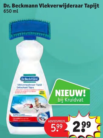 Kruidvat Dr. Beckmann Vlekverwijderaar Tapijt  650ml aanbieding