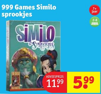 Kruidvat 999 Games Similo sprookjes aanbieding