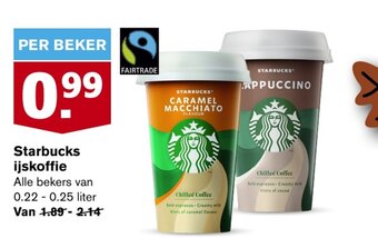 Hoogvliet Starbucks ijskoffie aanbieding
