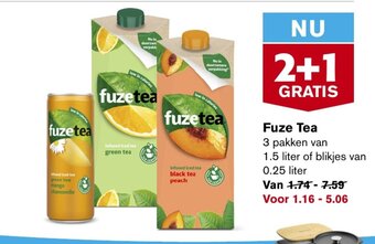 Hoogvliet Fuze Tea aanbieding