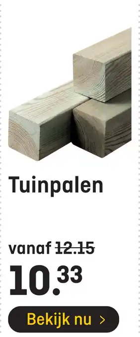 Hubo Tuinpalen aanbieding