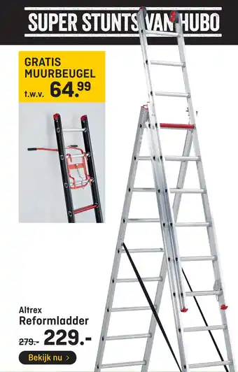 Hubo Altrex Reformladder aanbieding