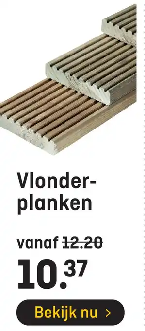 Hubo Vlonderplanken aanbieding