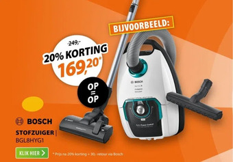 Expert Bosch stofzuiger bgl8hyg1 aanbieding