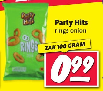 Nettorama Party Hits rings onion 100 g aanbieding