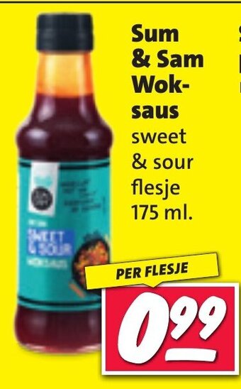 Nettorama Sum & Sam Wok saus 175 ml aanbieding