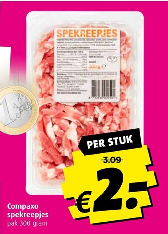 Boni Compaxo spekreepjes 300 gram aanbieding