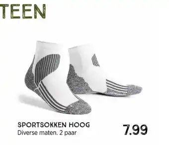 Xenos Sportsokken Hoog aanbieding