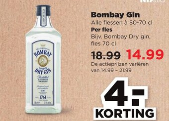 Hoogvliet Bombay Gin aanbieding