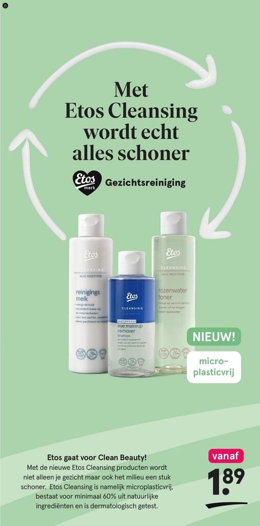 Etos Gezichtsreiniging aanbieding bij Etos