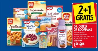 Jan Linders DR. OETKER OF KOOPMANS aanbieding