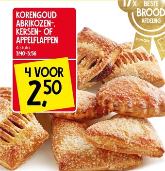 Jan Linders KORENGOUD ABRIKOZEN-, KERSEN-OF APPELFLAPPEN aanbieding