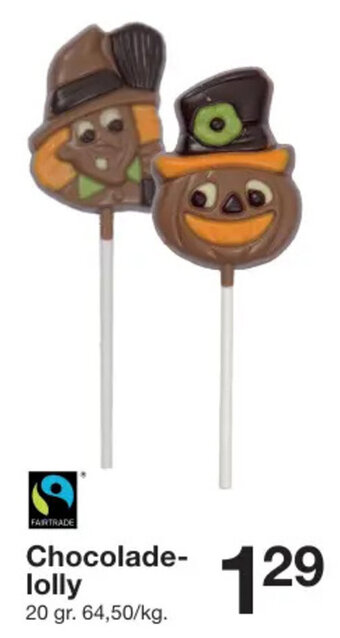 Zeeman Chocolade-lolly aanbieding