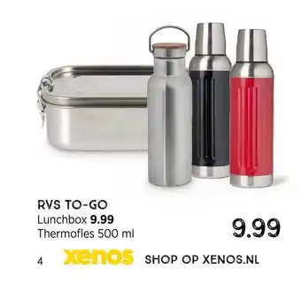 Xenos RVS To-Go : Lunchbox Of Thermofles 500ml aanbieding