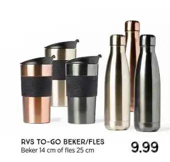 Xenos RVS To-Go Beker-Fles aanbieding