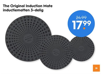 Blokker The original induction mate inductiematten 3-delig aanbieding