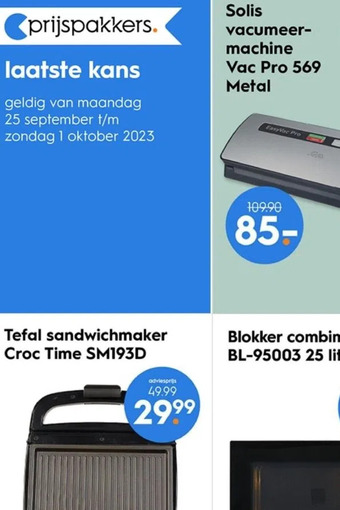 Blokker Alle blokker vershouddozen & droogbewaren aanbieding
