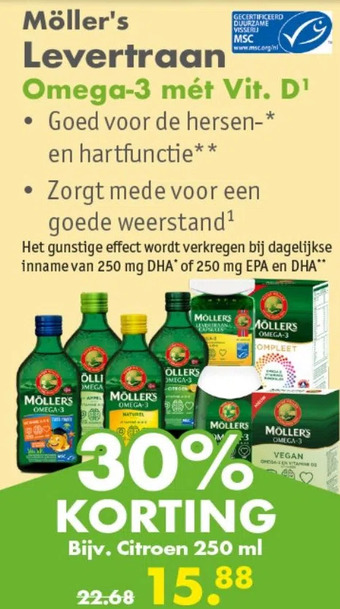 Gezond & Wel Möller's levertraan aanbieding