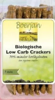 Gezond & Wel Bijv. boerjan low carb crackers aanbieding