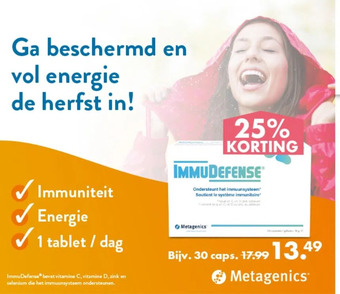 Gezond & Wel Metagenics aanbieding