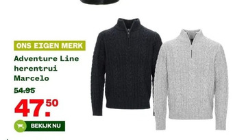 Welkoop Adventure line herentrui marcelo aanbieding