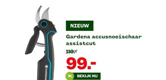 Welkoop Gardena accusnoeischaar assistcut aanbieding
