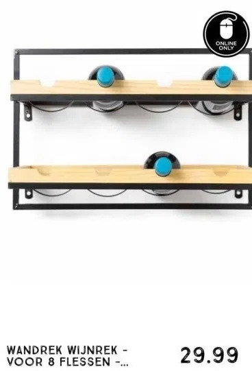 KOMFOTTEU Wandrek, wijnrek, decoratief wijnrek met bekerhouder voor glazen, hangende flessenhouder, 20 kg belasting per laag, voor keuken, wijnkelder, bar (80 x 20 x 63 cm KOMFOTTEU Wandrek, wijnrek, decoratief wijnrek met bekerhouder voor glazen, hangende flessenhouder, 20 kg belasting per laag, voor keuken, wijnkelder, bar (80 x 20 x 63 cm