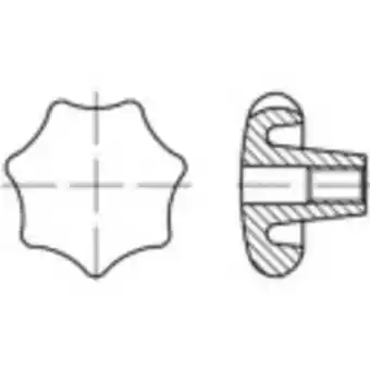 Conrad Toolcraft 12 mm gietijzer 138255 5 stuk(s) aanbieding