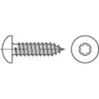 Conrad Toolcraft 145126 cilinderkopschroeven 2.2 mm 16 mm t-profiel din 7981 staal galvanisch verzinkt 2000 stuk(s) aanbieding