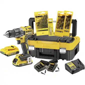 Conrad Dewalt dck791d2t dck791d2t-qw accu-schroefboormachine 18 v 2.0 ah li-ion incl. accessoires aanbieding