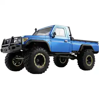 Conrad Amewi amxrock rcx8p scale crawler pick-up 1:8, rtr blau 1:8 brushed rc auto elektro rtr 2,4 ghz aanbieding