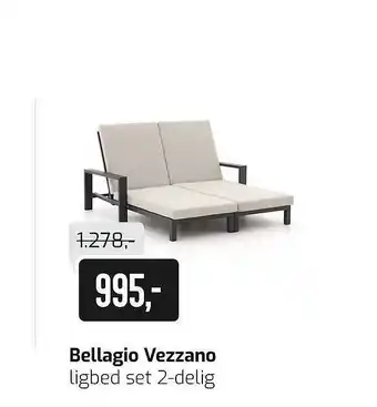 Kees Smit Bellagio Vezzano Ligbed Set 2-Delig aanbieding