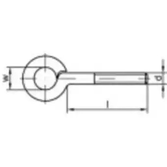 Conrad Toolcraft schroefogen type 48 (ø x l) 12 mm x 40 mm rvs a2 m8 50 stuk(s) aanbieding