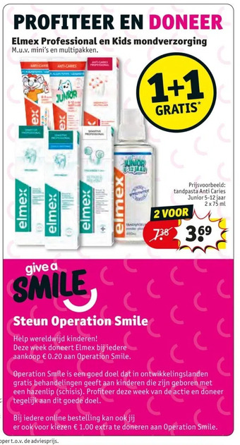 Kruidvat Profiteer en doneer aanbieding